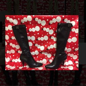 Calvin Klein high heeled boot